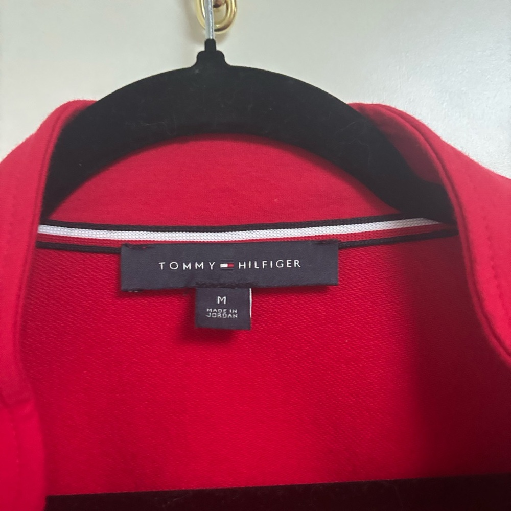Tommy Hilfiger Red Cropped Blazer - Picture 3 of 9